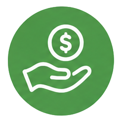 icon representing grants and awards